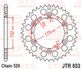 JTSPR RR SPROC 520 STEEL ST 853, 50