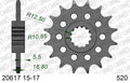 AFAM FR SPROC 520 STEEL ST 20617, 16