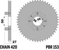 PBR RR SPROC 420 STEEL ST 153, 31