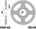 PBR RR SPROC 428 STEEL ST 269, 39
