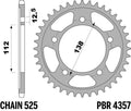 PBR RR SPROC 525 STEEL ST 4357, 42