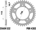PBR RR SPROC 530 STEEL ST 4383, 48