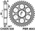 PBR RR SPROC 530 STEEL ST 4643, 38