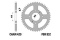 PBR RR SPROC 420 STEEL ST 832, 45