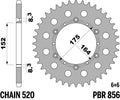 PBR RR SPROC 520 STEEL ST 856, 41