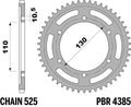 PBR RR SPROC 525 STEEL ST 4385, 47