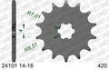 AFAM FR SPROC 420 STEEL ST 24101, 15