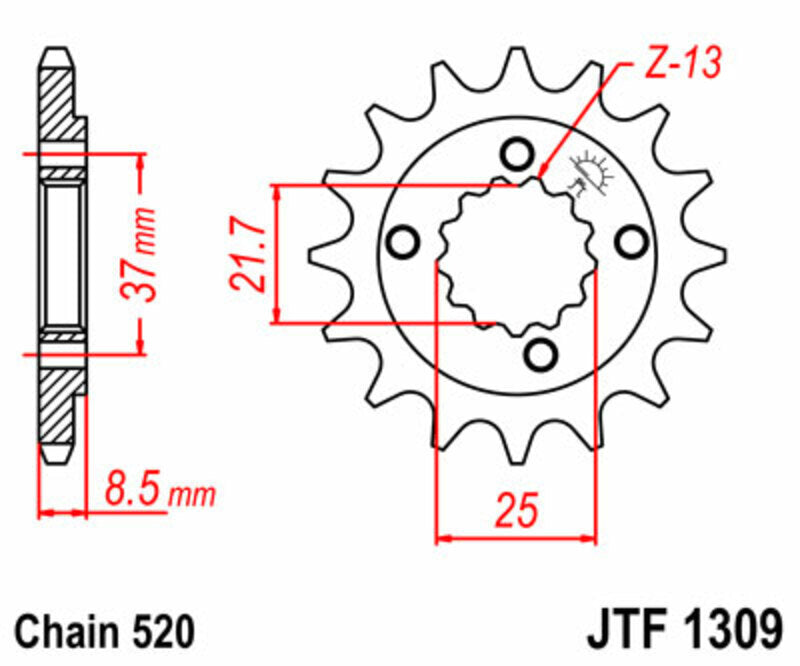 JTSPR FR SPROC 520 STEEL ST 1309, 14