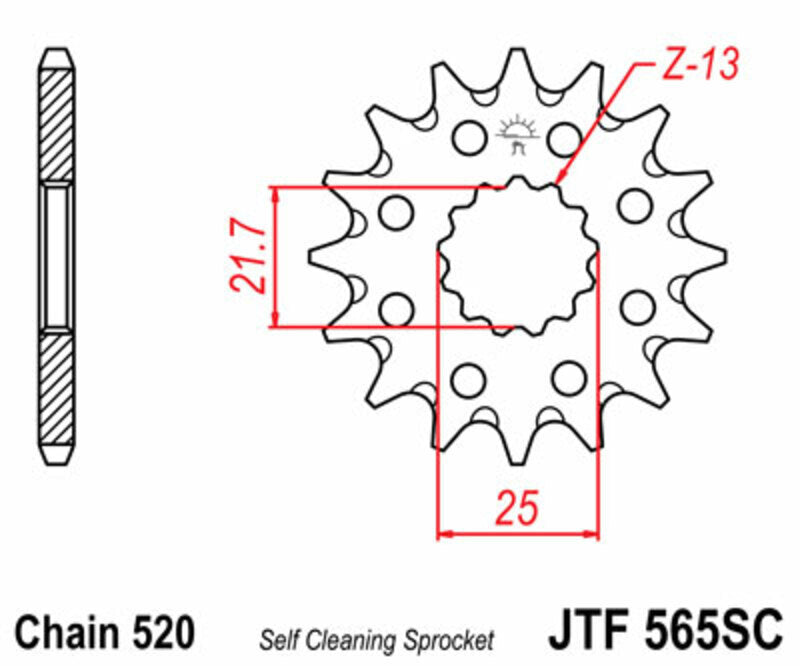JTSPR FR SPROC 520 STEEL SC 565, 14