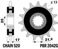 PBR FR SPROC 520 STEEL NFR 2042, 15