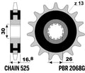 PBR FR SPROC 525 STEEL NFR 2068, 16