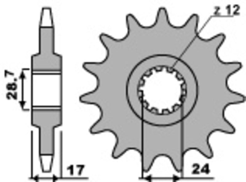 PBR FR SPROC 525 STEEL NFR 2073, 15