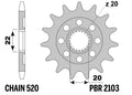 PBR FR SPROC 520 STEEL ST 2103, 13