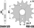 PBR FR SPROC 520 STEEL ST 438, 13