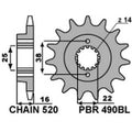PBR FR SPROC 520 STEEL ST 490BL, 15