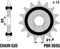 PBR FR SPROC 520 STEEL NFR 565, 15