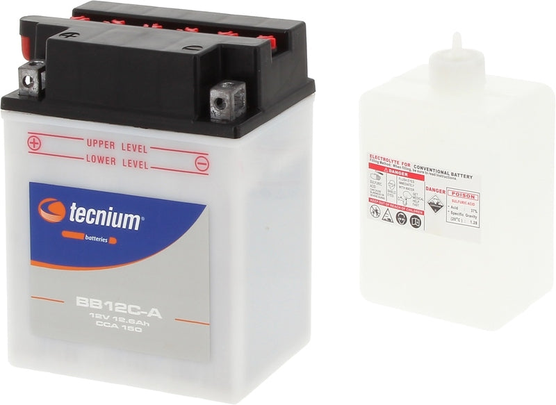 TECNI BATTERY BB12C-A CONV W/ ACID