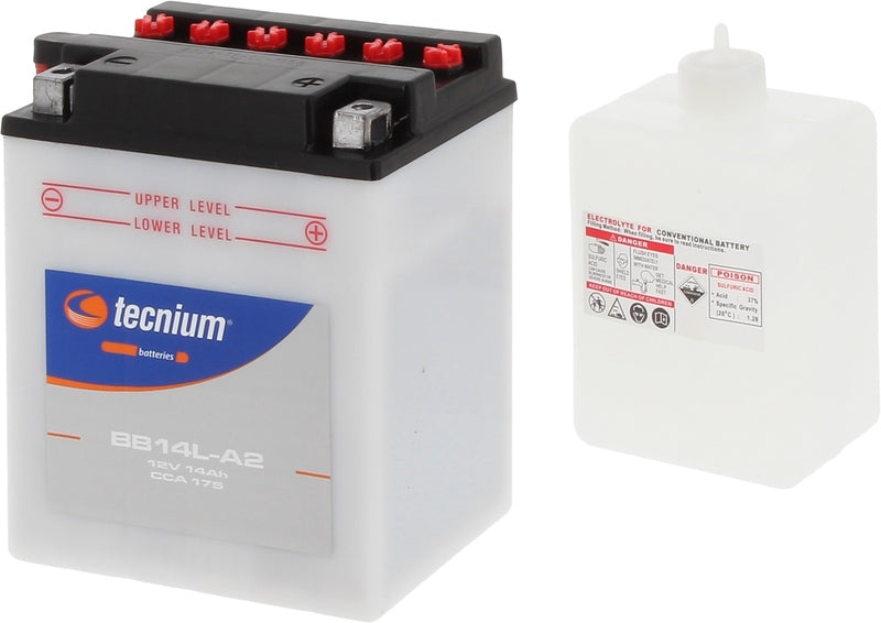 TECNI BATTERY BB14L-A2 CONV W/ ACID
