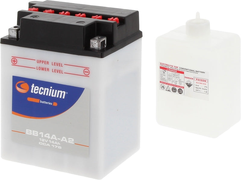 TECNI BATTERY BB14A-A2 CONV W/ ACID