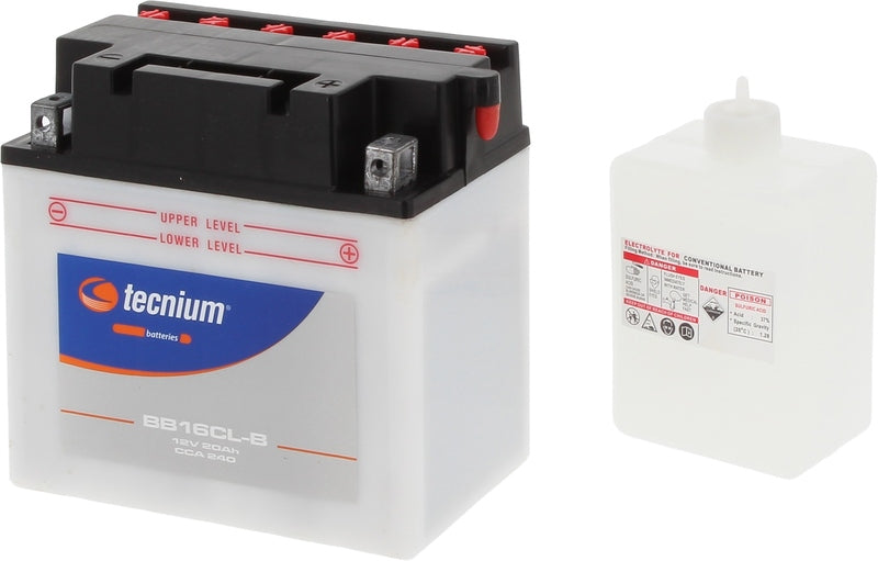 TECNI BATTERY BB16CL-B CONV W/ ACID