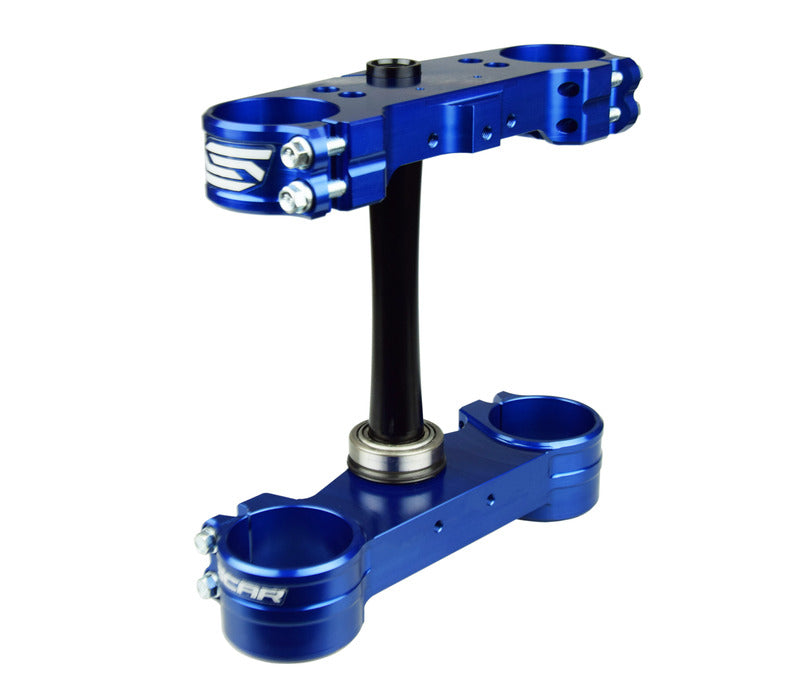 SCAR TRPL CLAMP OFFSET OEM, BLU