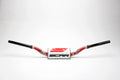SCAR HANDLEBAR O2 SHORT RED, WHT