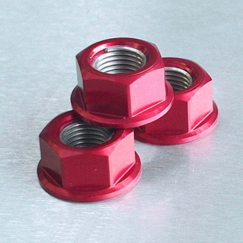 PROBO NUT ALLOY SPROCKET M12, RED