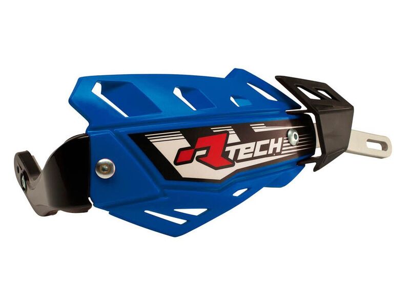 RTECH HANDGUARDS FLX ALU, BLU/BLU