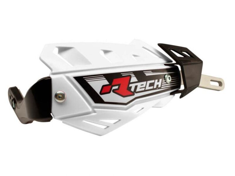 RTECH HANDGUARDS FLX ALU, WHT/WHT