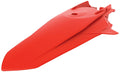 POLIS PLASTIC REAR FENDER, WHT/WHT