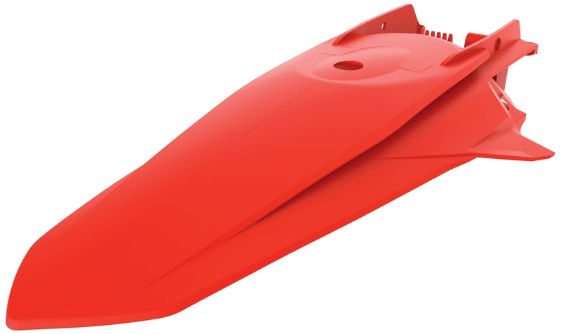 POLIS PLASTIC REAR FENDER, WHT/WHT