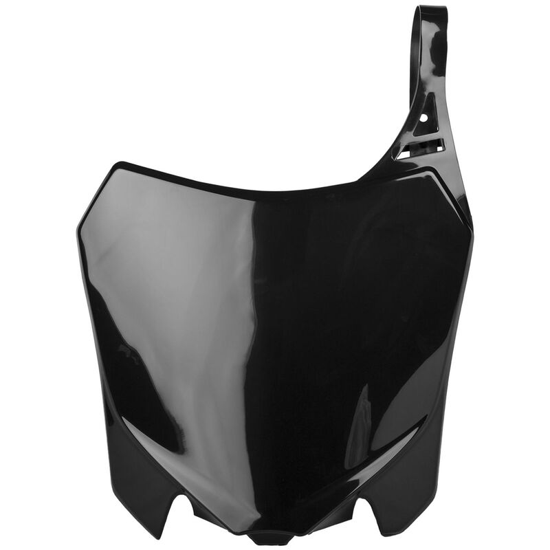 POLIS PLASTIC FRONT PLATE, BLK/BLK