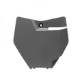 POLIS PLASTIC FRONT PLATE, GRY/GRY