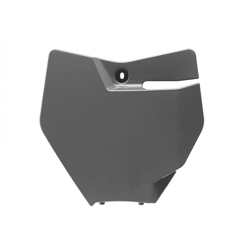POLIS PLASTIC FRONT PLATE, GRY/GRY