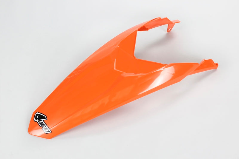 UFO PLASTIC REAR FENDER, ORG/ORG
