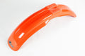 UFO PLASTIC FRONT FENDER, ORG/ORG