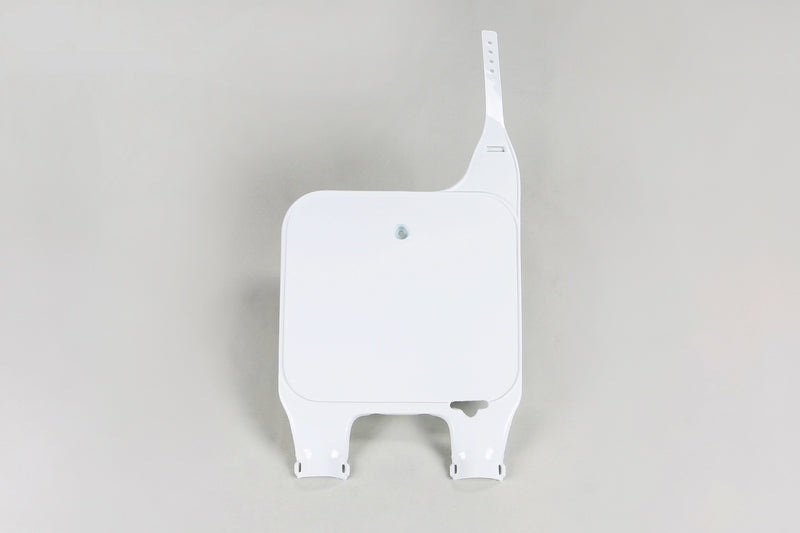 UFO PLASTIC FRONT PLATE, WHT/WHT