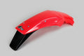 UFO PLASTIC REAR FENDER, RED/RED