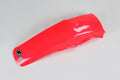 UFO PLASTIC REAR FENDER, RED/RED