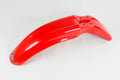 UFO PLASTIC FRONT FENDER, RED/RED