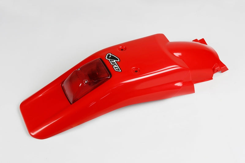 UFO PLASTIC REAR FENDER, RED/RED