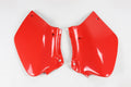 UFO PLASTIC SIDE PANELS, RED/RED