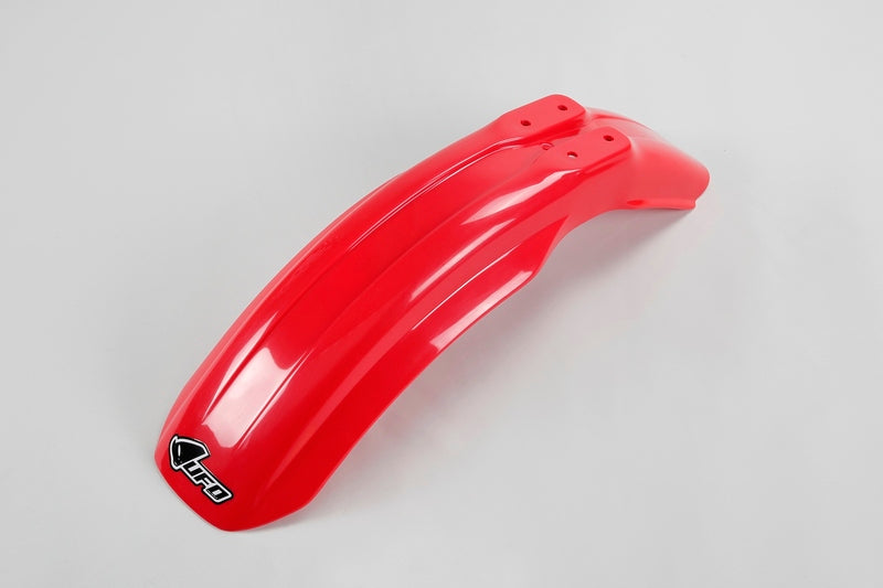 UFO PLASTIC FRONT FENDER, RED/RED