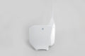 UFO PLASTIC FRONT PLATE, WHT/WHT