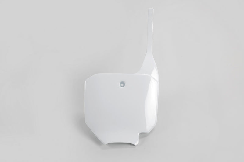 UFO PLASTIC FRONT PLATE, WHT/WHT