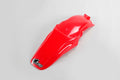 UFO PLASTIC REAR FENDER, RED/RED