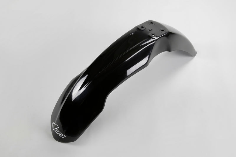 UFO PLASTIC FRONT FENDER, BLK/BLK