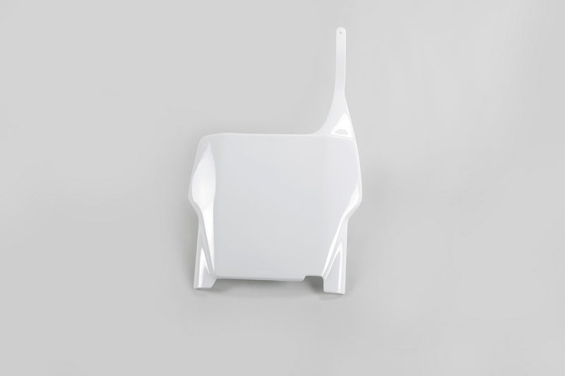UFO PLASTIC FRONT PLATE, WHT/WHT