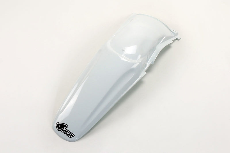 UFO PLASTIC REAR FENDER, WHT/WHT