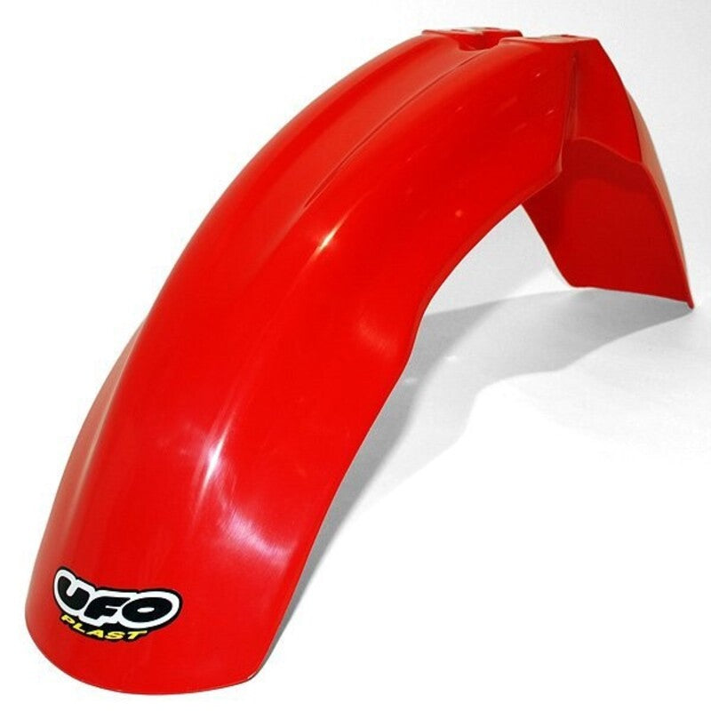 UFO PLASTIC FRONT FENDER, RED/RED